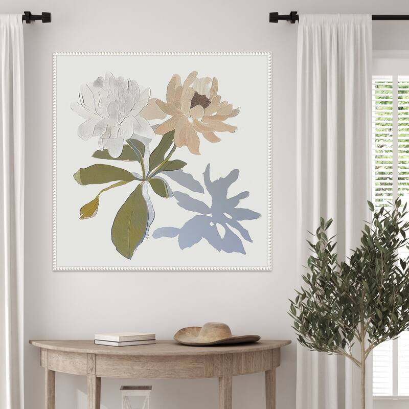 Delicate Essence No. 1 by Elara Yasna Framed Canvas Wall Art Print