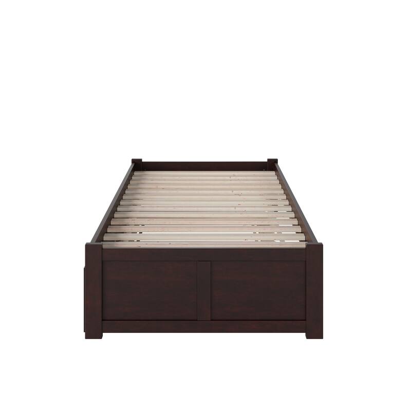 Concord Bed with Footboard and Twin Extra Long Trundle
