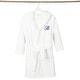 preview thumbnail 40 of 78, Sweet Kids 100% Polyester SUPER PLUSH Double Brushed Hooded Bathrobe with Purple Script Monogram