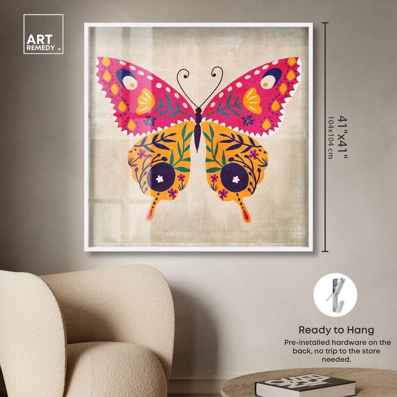 Butterfly Wings II Shadowbox by Art Remedy