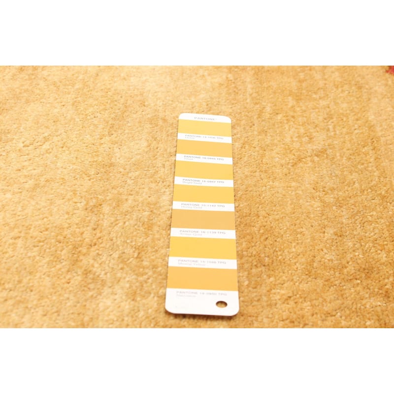 ECARPETGALLERY Hand-knotted Peshawar Ziegler Light Gold Wool Rug - 5'9 x 7'10