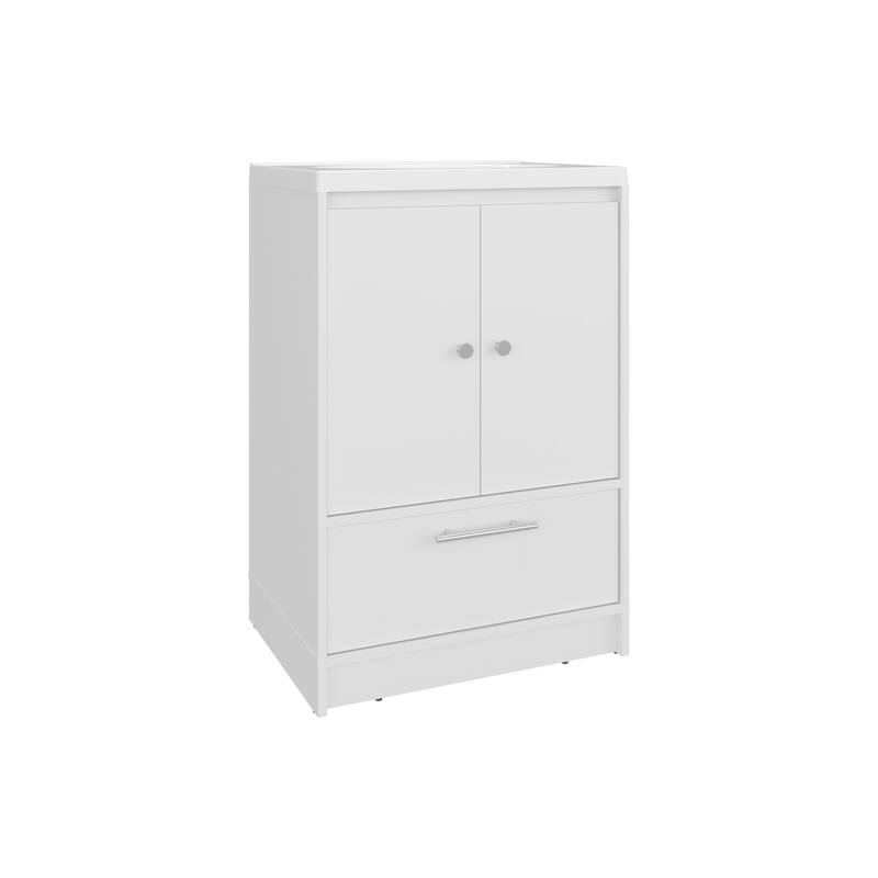 Bathroom Vanity with minimalist design , 2 Doors, 1 Drawer with durable engineered wood