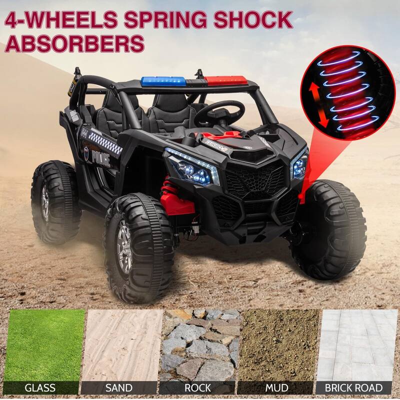 24V 2 Seater Kids Ride on UTV Car w/Remote Control