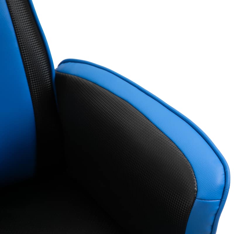 Vinsetto Office Chair Breathable Faux Leather Adjustable Height with Wheels, Armrest, Mid Back Home Racing Gaming Style