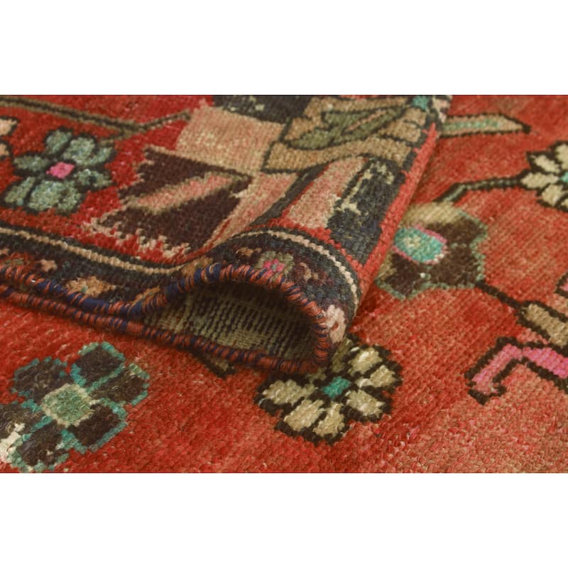 Noori Rug Fine Vintage Distressed Hrocby Rust/Beige Runner - 2'6" x 13'3"