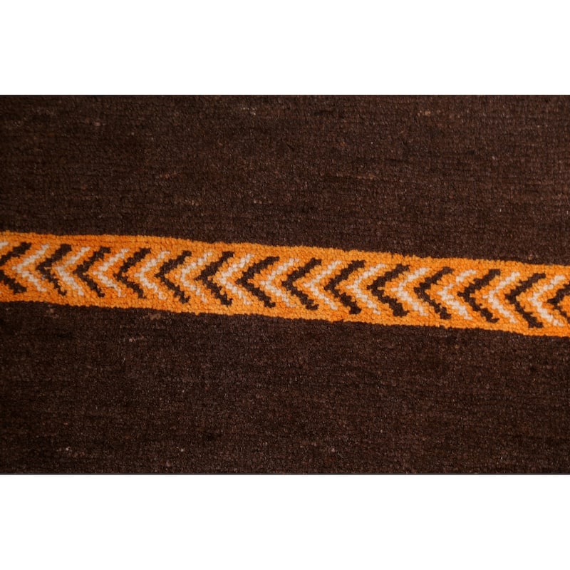 Vegetable Dye Moharramat Area Rug Hand-knotted Oriental Wool Carpet - 6'11" x 9'6"