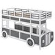 preview thumbnail 11 of 17, Twin over Twin Bus-shaped Bunk Bed with Wheels and Storage for Home