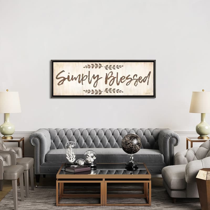 iCanvas "Simply Blessed" by Annie LaPoint Framed