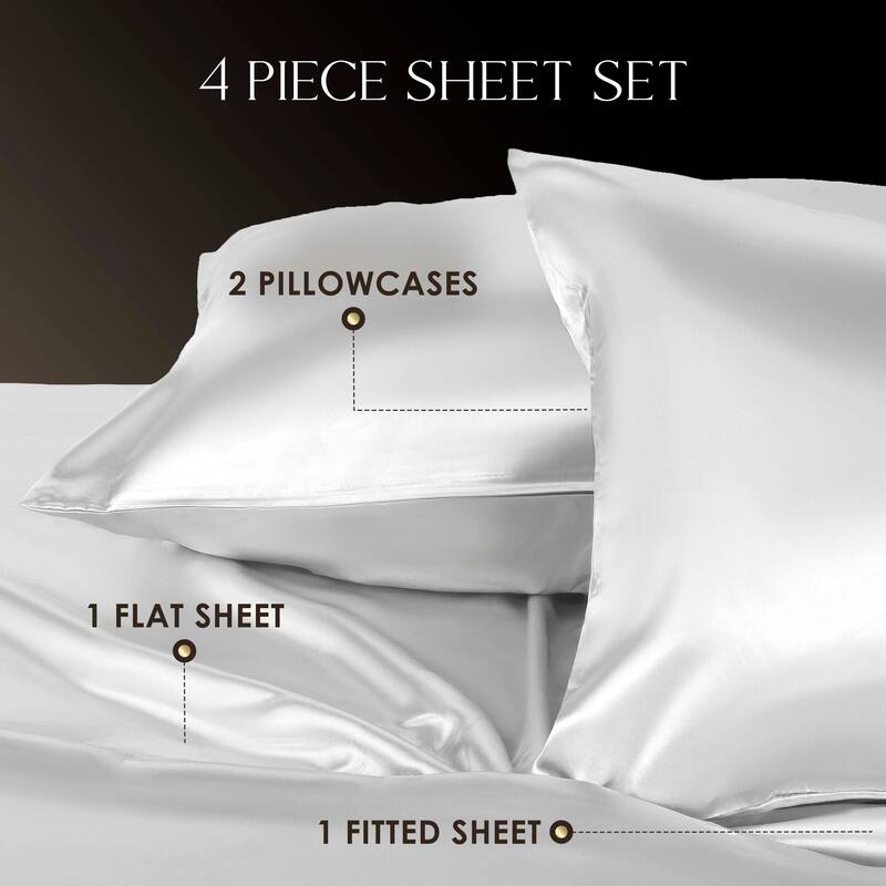 Martex Elegance Satin Merlot Sheet Set