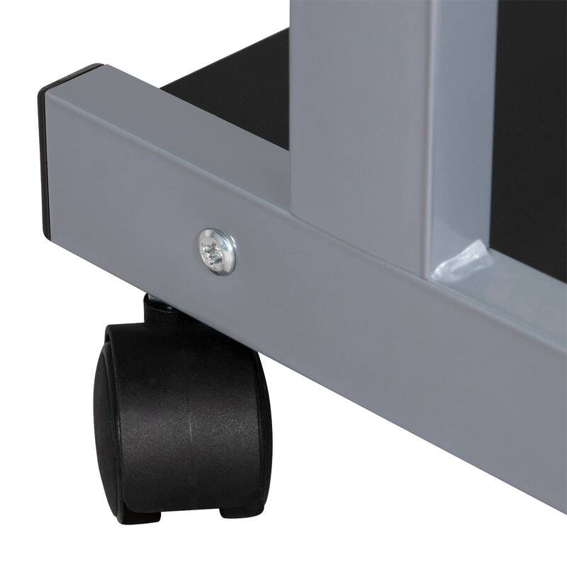 Yaheetech Rolling Computer Desk Table Tray Desk with Drawer and Shelf