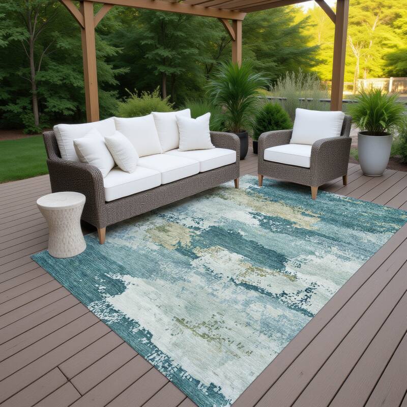 Machine Washable Indoor/ Outdoor Chantille Rug