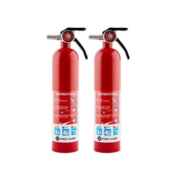 First Alert HOME1 ABC Rechargeable Fire Extinguisher-HOME (2 PACK)