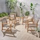 Option teak finish + mixed mocha