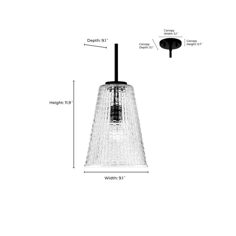 Millennium Lighting 20703 Saben 10" Wide Mini Pendant