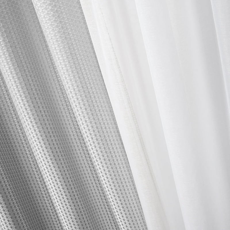 Sunclipse 4 Piece Sheer Curtain Panel Set