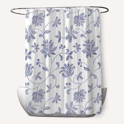 Traditional Floral Shower Curtain