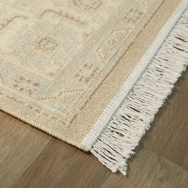 Kesgrave Traditional Medallion Recycled Area Rug