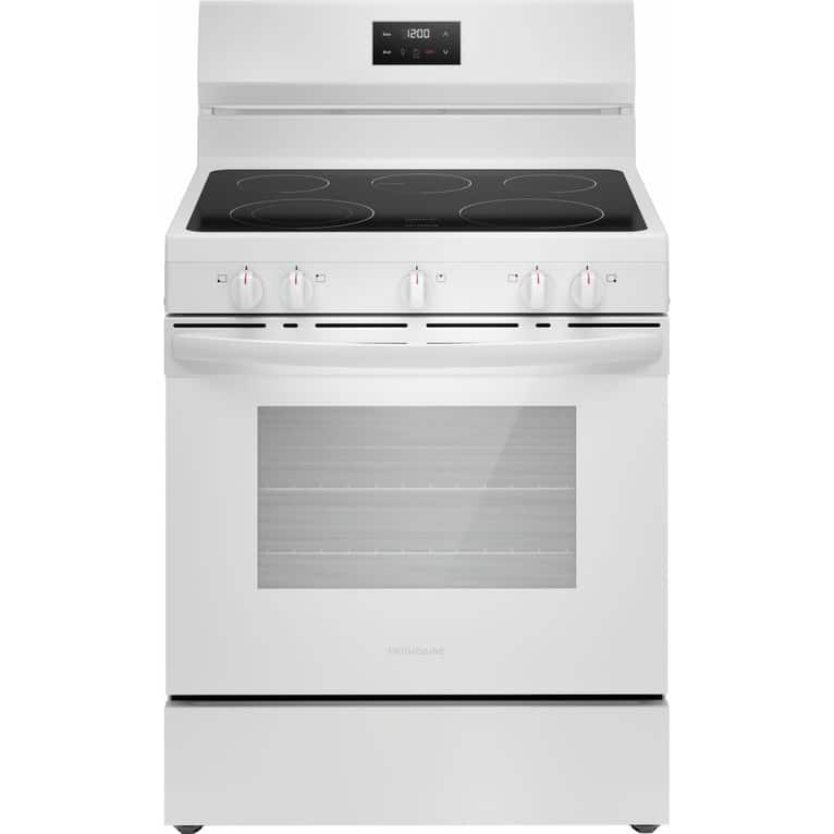 Frigidaire FCRE3052B 30" Wide 5.3 Cu. Ft. Free Standing Electric Range - White