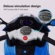preview thumbnail 14 of 23, Futuristic 12V Ride-On Motorcycle for Kids with LED Wheels, Engine Sounds, and USB Music