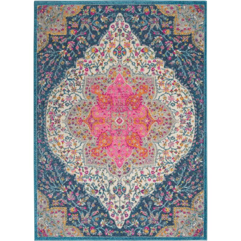 Nourison Passion Modern Persian Center Medallion Area Rug