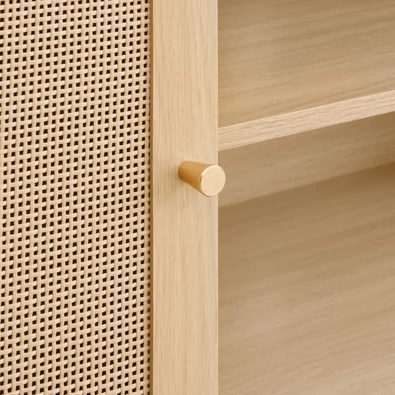 Spruce & Spring 62" Bohemian TV Stand Modern Media Console Entertainment Center