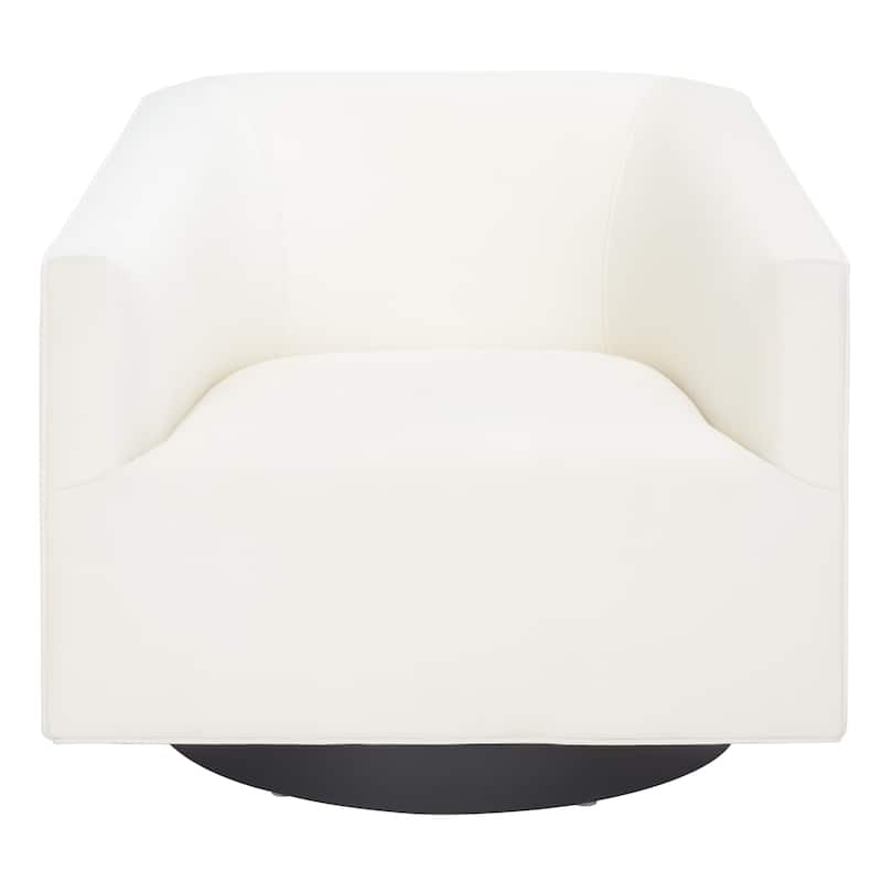 SAFAVIEH Frona Accent Chair (Fully Assembled) - 32" W x 33" D x 29" H - 32Wx33Dx28H - Cream