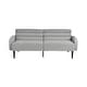 preview thumbnail 2 of 14, Serta Bailey Convertible Sofa in Light Grey Woven Fabric