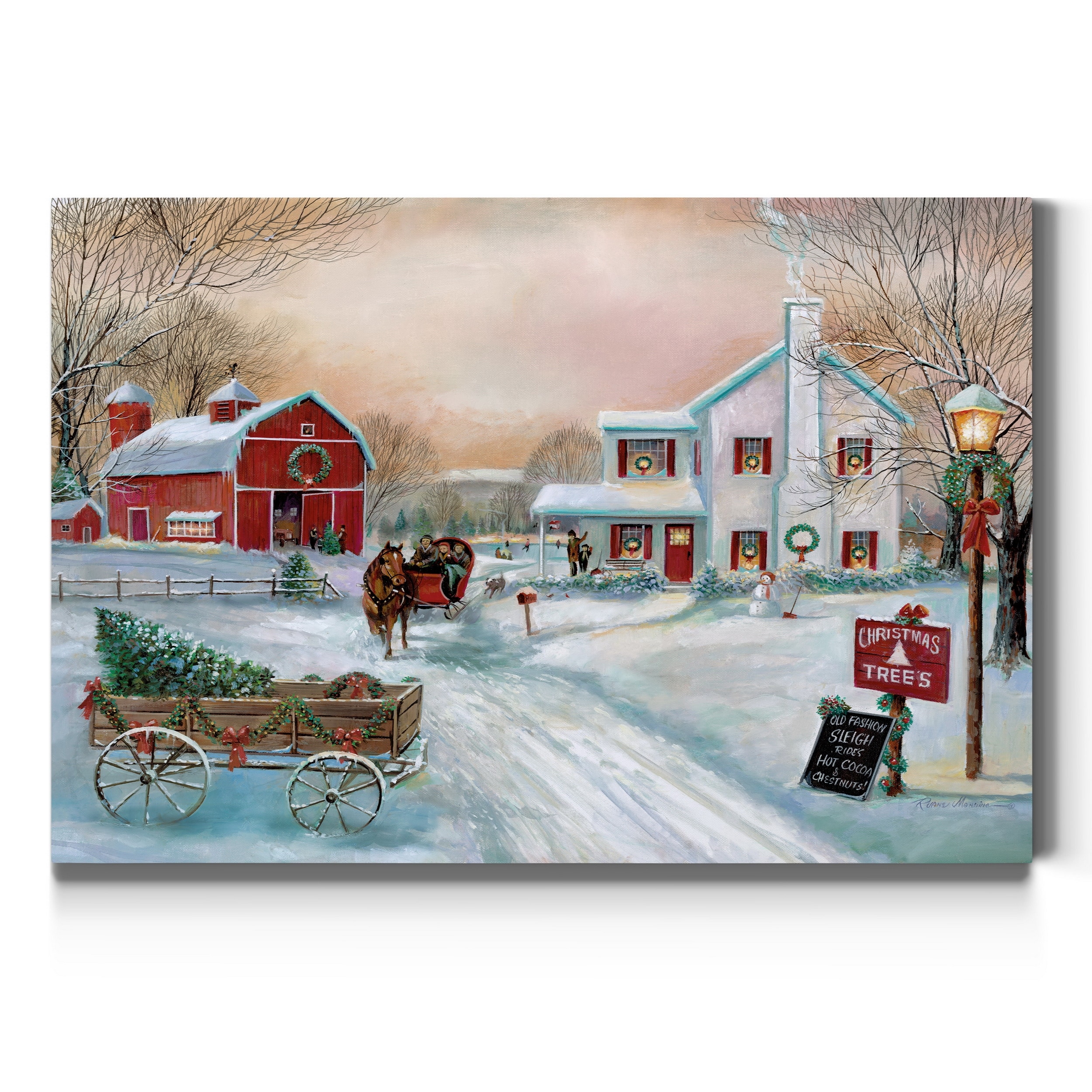 Christmas Tree Farm-Premium Gallery Wrapped Canvas - Ready to Hang