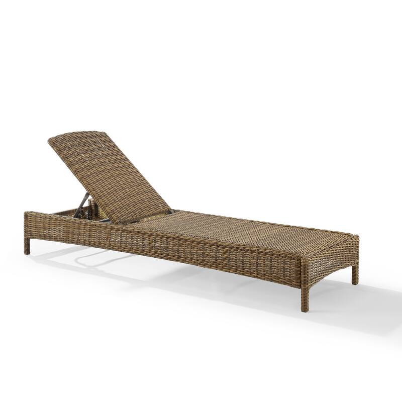 Crosley Bradenton Outdoor Wicker Chaise Lounge - Sunbrella