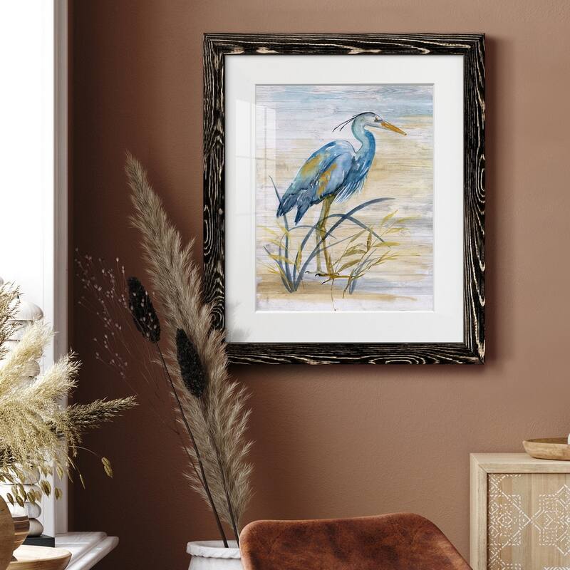 Blue Heron I-Premium Framed Print - Ready to Hang