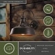 preview thumbnail 6 of 15, Dorado Bronze Motion Sensor Dusk to Dawn Farmhouse Barn Dark Sky Outdoor Wall Light