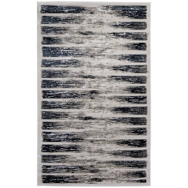 HomeRoots Abstract Bohemian Runner Area Rug