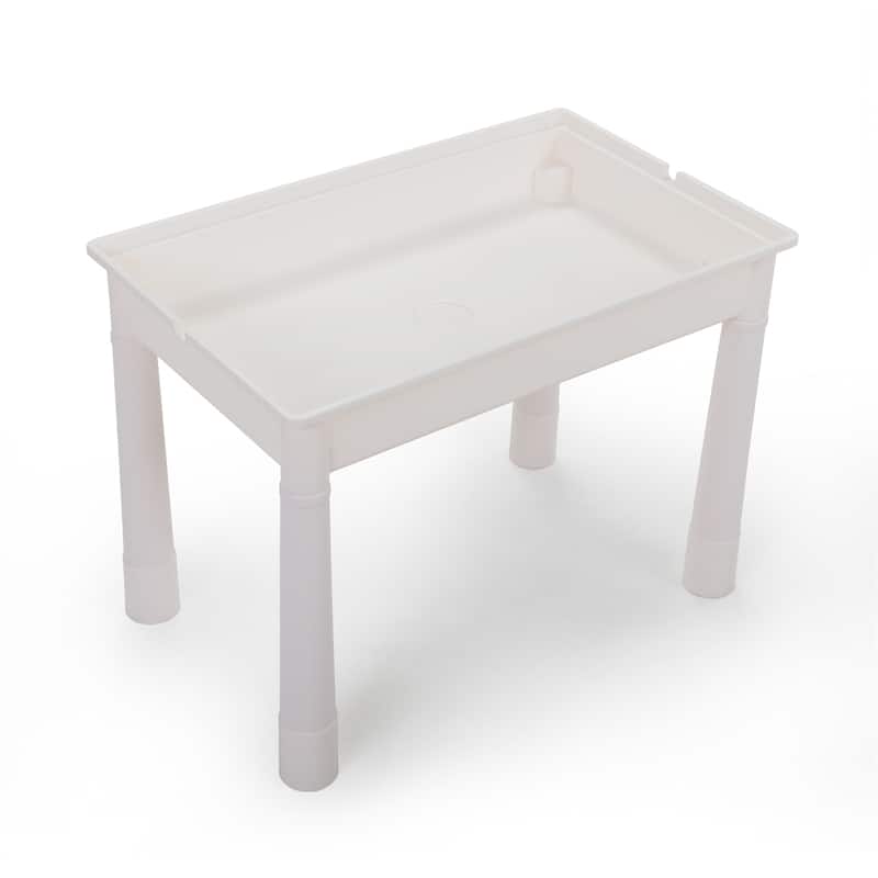 Children's Building Blocks Desk and Chair Set with DIY Building Blocks