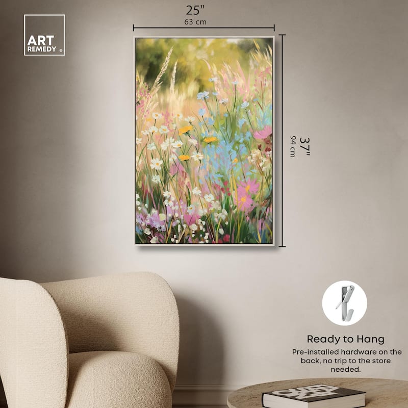 Floral Impressionism I Canvas by Art Remedy
