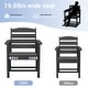 preview thumbnail 8 of 82, 7-Piece HDPE Outdoor Dining Table Sets with Umbrella Hole - 1-Table 6-Chairs