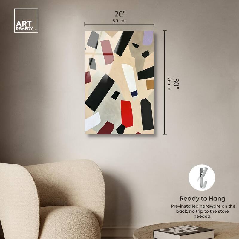 Mindscape Mosaic III Acrylic by Art Remedy, Ready to Hang