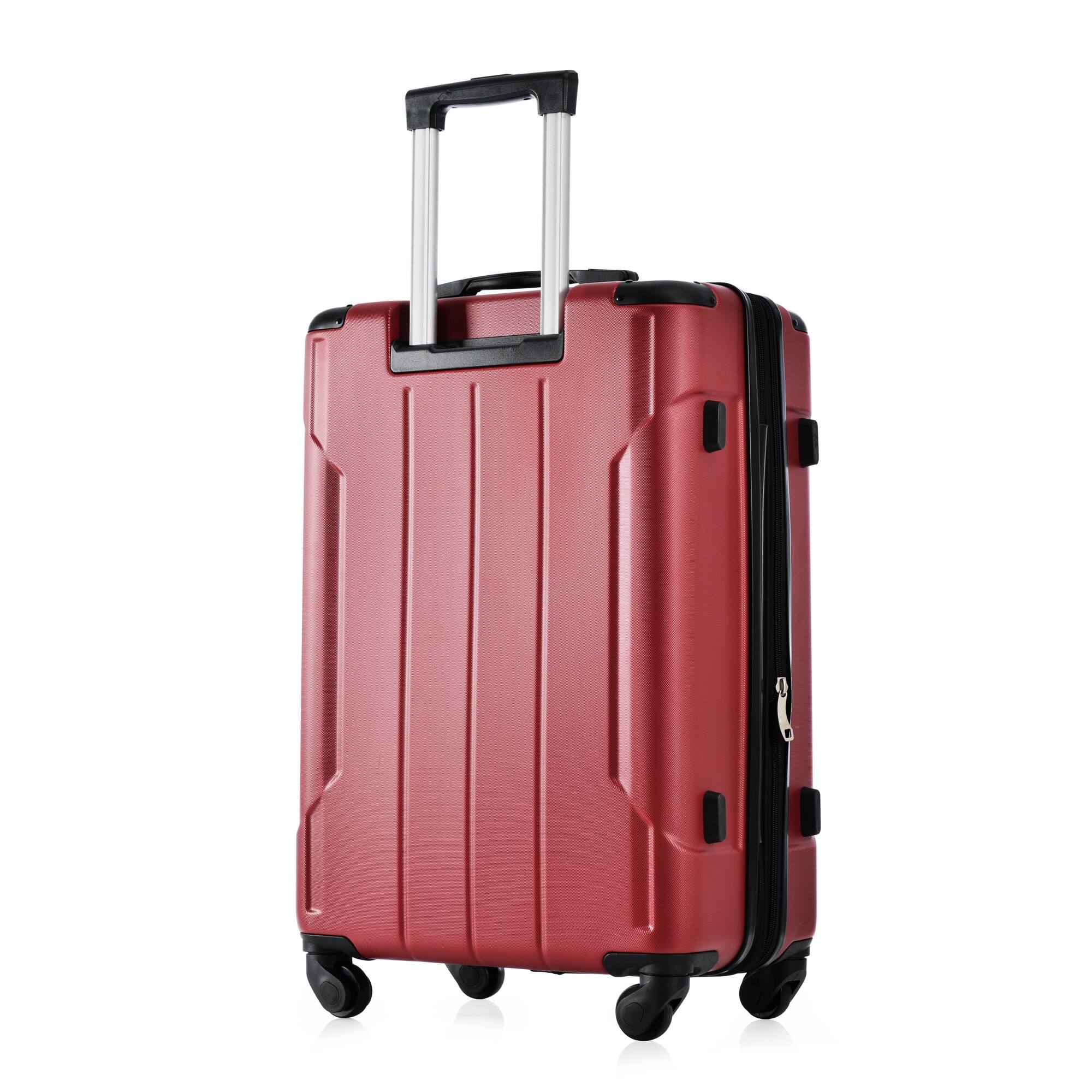 ABS Hardshell Luggage Spinner Suitcase with TSA Lock Lightweight 28 ...
