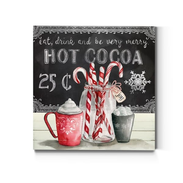 slide 2 of 10, Peppermint Cocoa-Premium Gallery Wrapped Canvas - Ready to Hang - Multi-Color