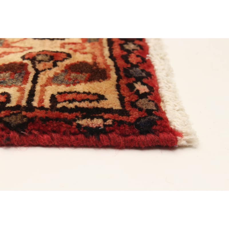 ECARPETGALLERY Hand-knotted Andelz Navy Wool Rug - 3'7 x 9'8