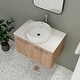 preview thumbnail 17 of 62, Beingnext 24"/30" Single Bathroom Vanity with Sink, Floating Bathroom Vanity with 2 Soft Close Doors 30''W - Imitative Oak-400