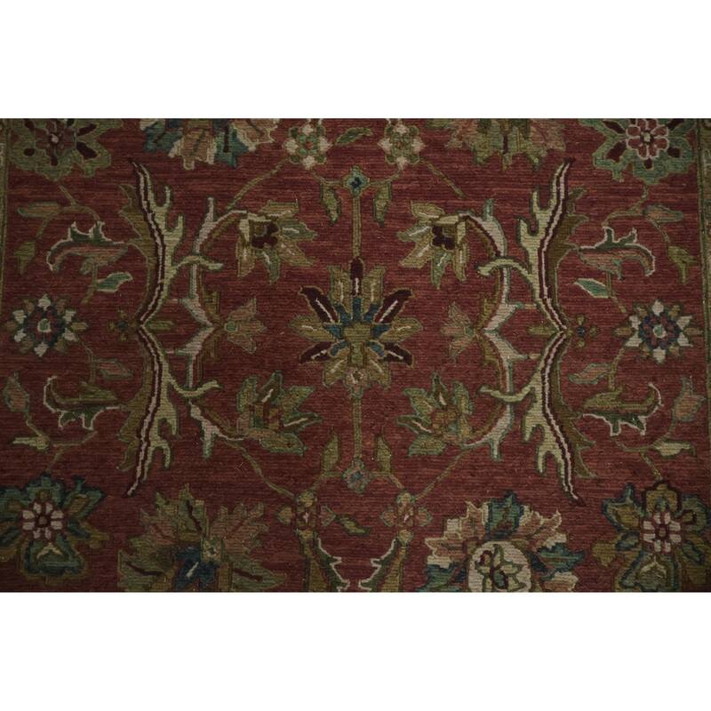 Hand Knotted Oriental 100% Wool Carpet Traditional All-Over Red Sumak Area Rug - 6' 2'' X 4' 0''