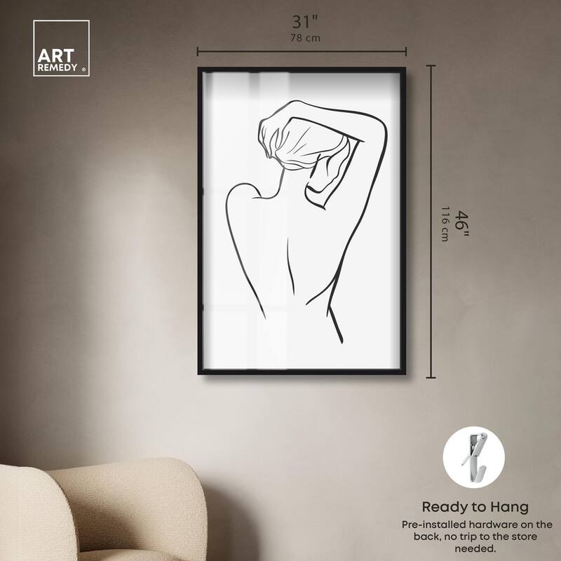 Woman in Contour Shadowbox by Art Remedy