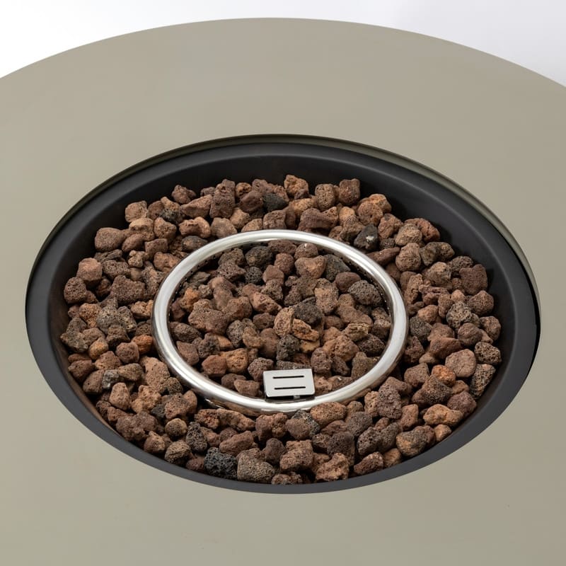 Round 36-Inch Iron Fire Pit Table