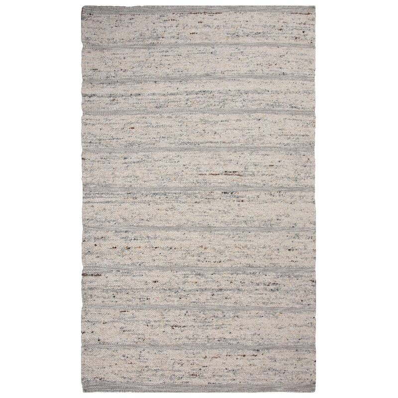 Alora Decor Everett Contemporary Heathered Stripe Area Rug - 5' x 7'6 - Gray