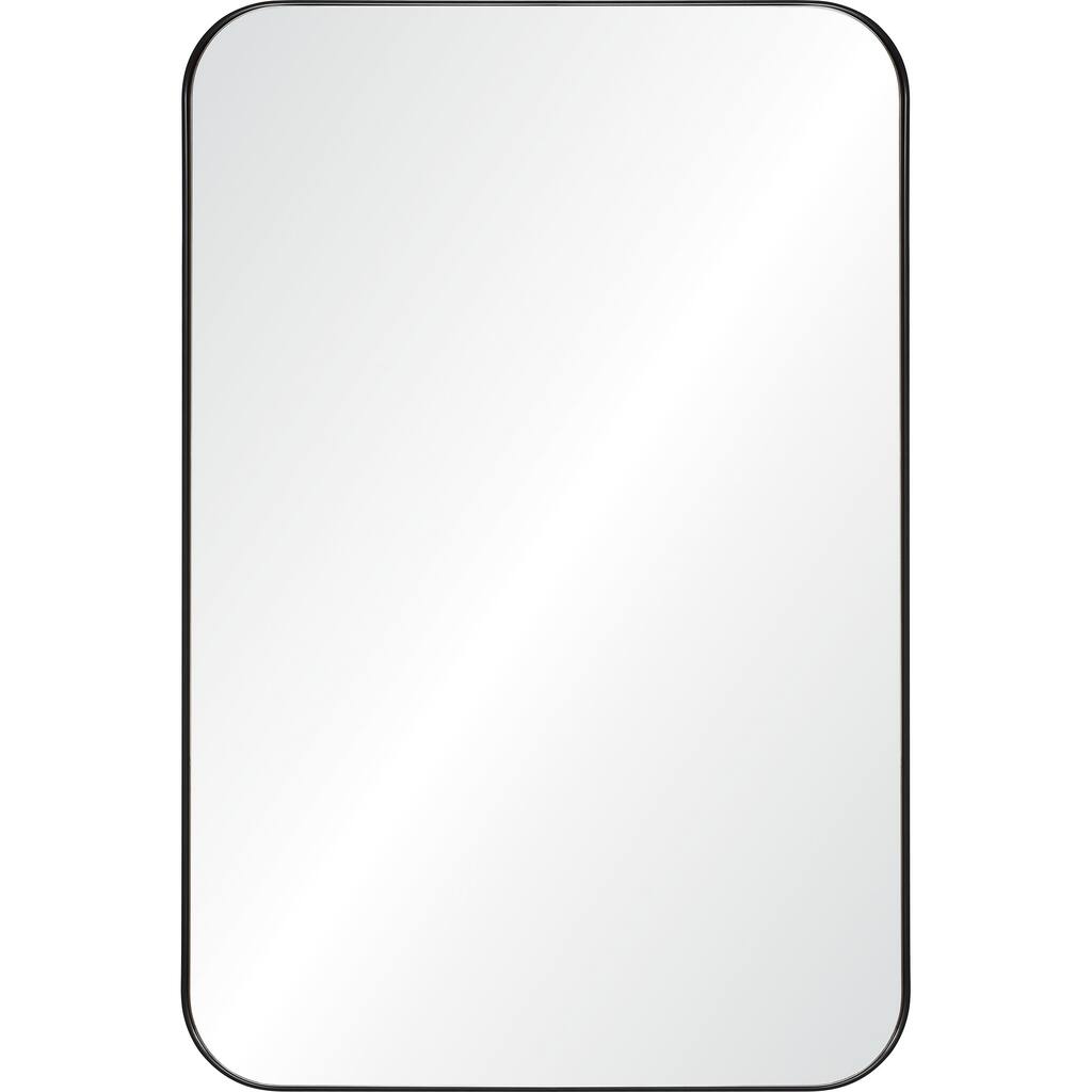 Renwil Glencoe Framed Matte Black Mirror - Large