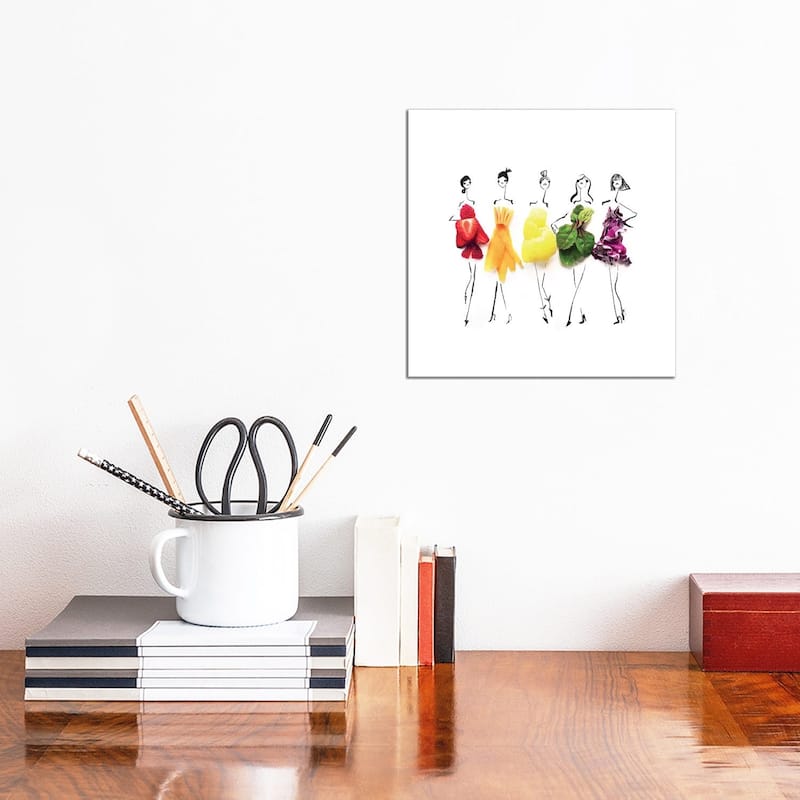 iCanvas "Rainbow" by Gretchen Roehrs Canvas Print - 12x12x0.75