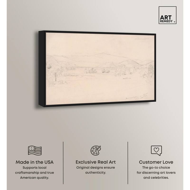 Study for View Mt. Washington Canvas by Art Remedy