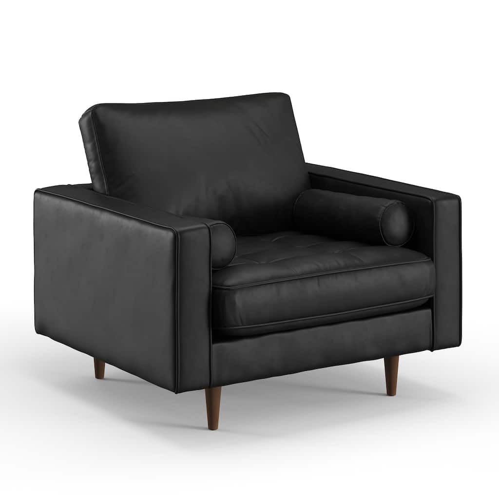 Bloomfield Upholstered Vegan Leather Arm Chair