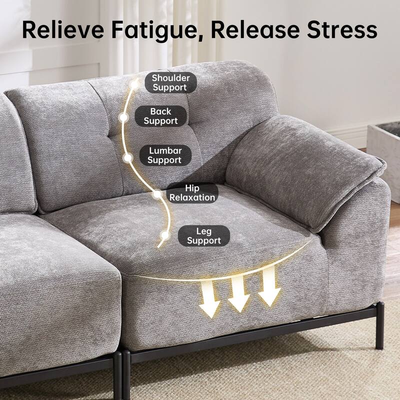 Upholstered Modular Sectional Sofa