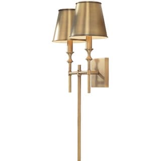 Whitney 2-light Aged Brass Wall Sconce - Aged Brass